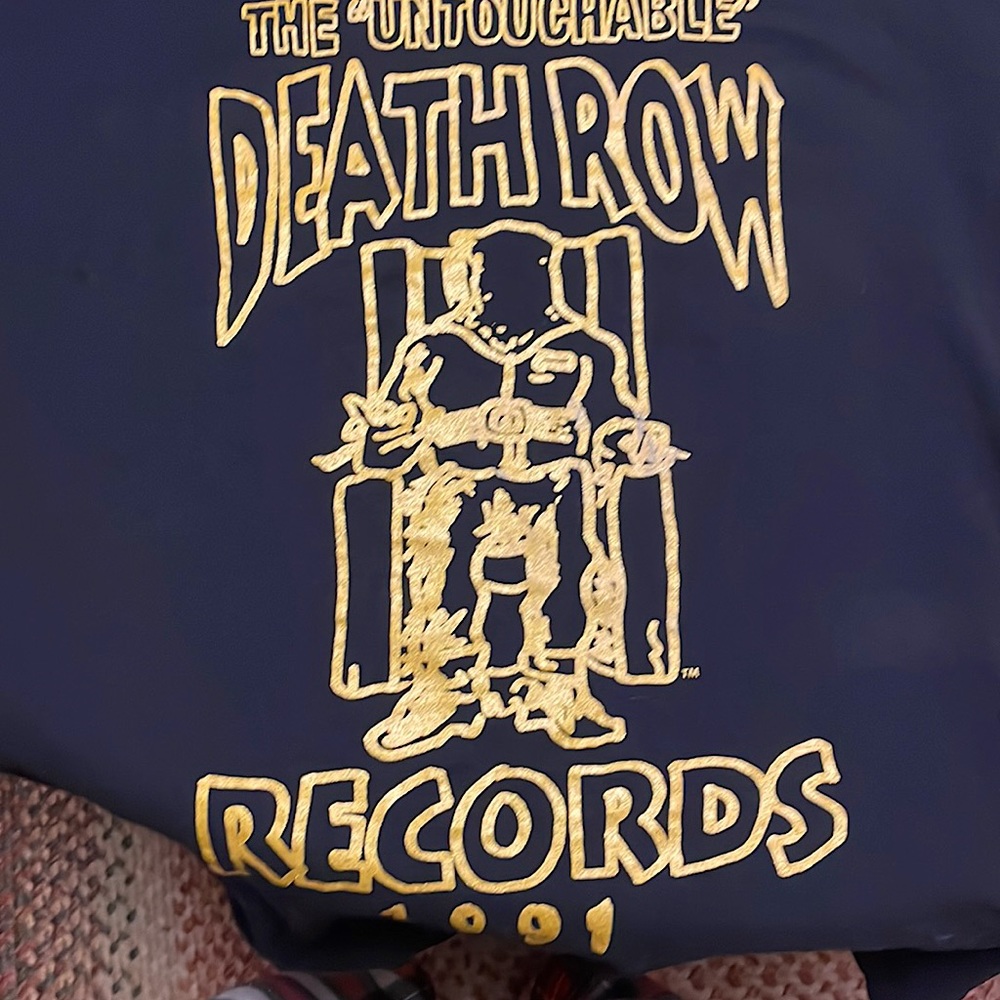 The untouchable death row records 1991 black and gold long sleeve T-shirt